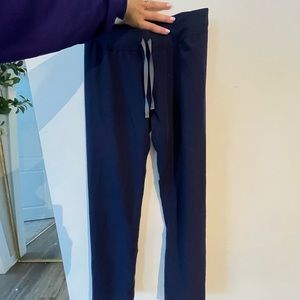 Figs navy basic scrub bottom pants SMALL TALL